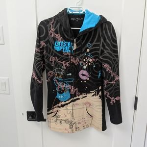 Crystal Rock by Christian Audigier Hoodie